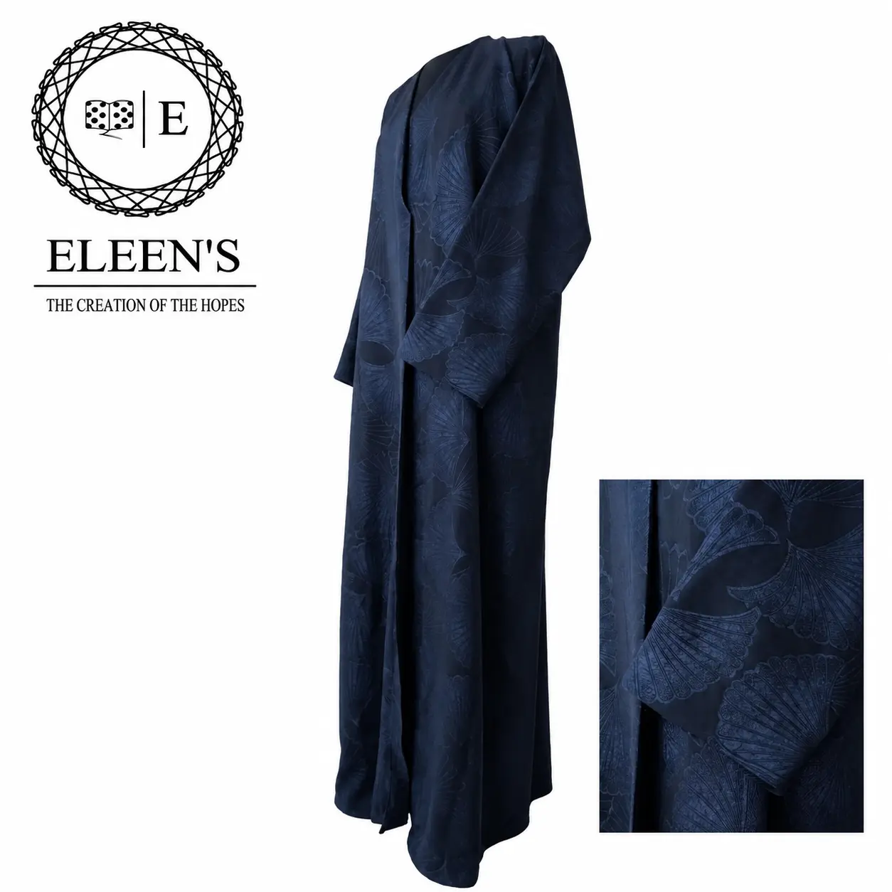 ABAYA GINKO BLEU